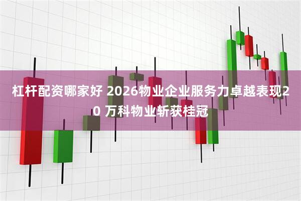 杠杆配资哪家好 2026物业企业服务力卓越表现20 万科物业斩获桂冠
